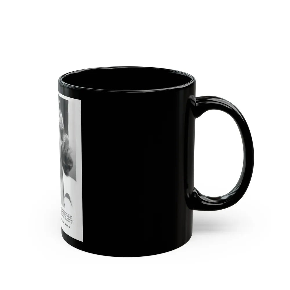 Terry Moore #305 (Vintage Female Icon) Black Coffee Mug-Go Mug Yourself