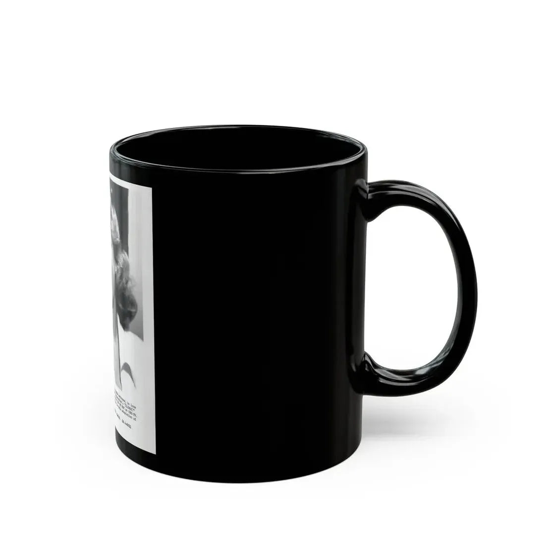 Terry Moore #305 (Vintage Female Icon) Black Coffee Mug - Go Mug Yourself