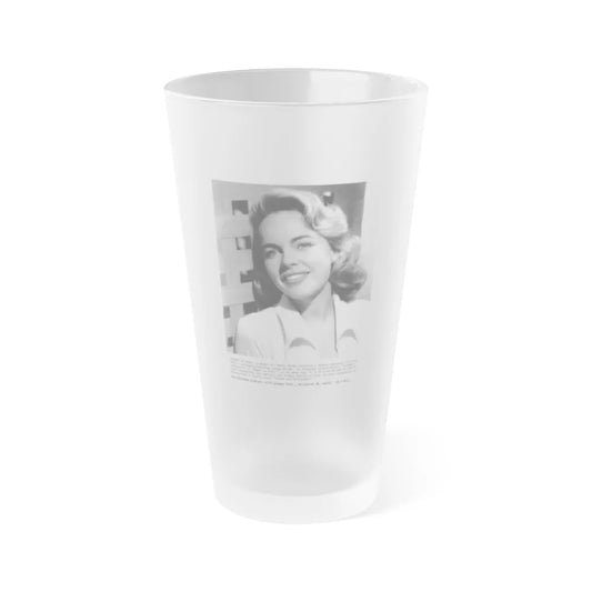 Terry Moore #305 (Vintage Female Icon) Frosted Pint Glass 16oz-16oz-Frosted-Go Mug Yourself