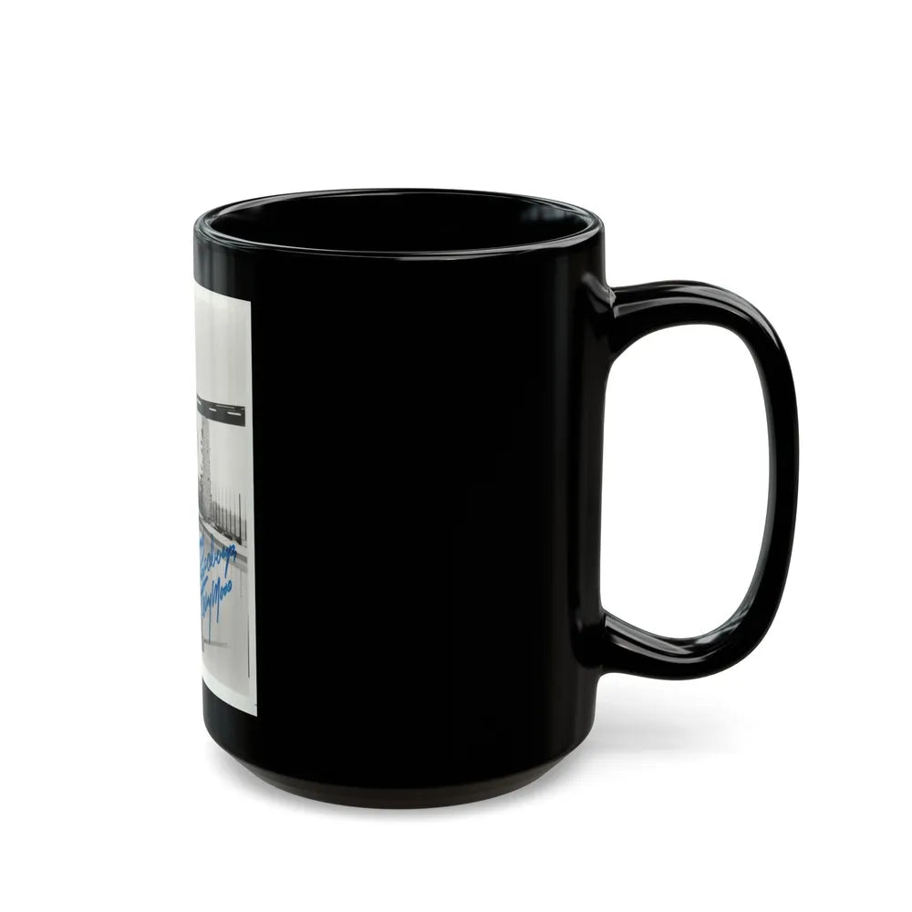 Terry Moore #307 (Vintage Female Icon) Black Coffee Mug-Go Mug Yourself