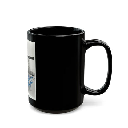 Terry Moore #307 (Vintage Female Icon) Black Coffee Mug-Go Mug Yourself