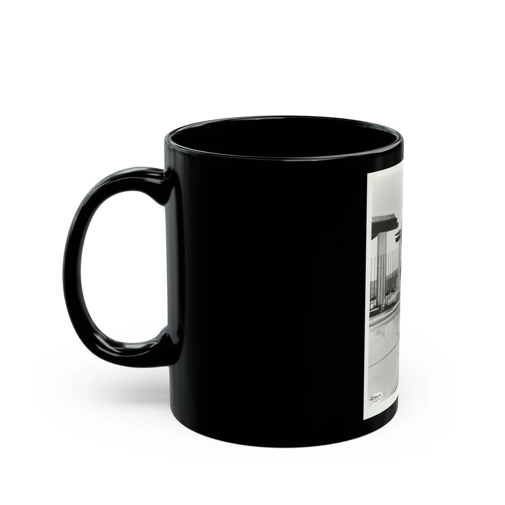 Terry Moore #307 (Vintage Female Icon) Black Coffee Mug-Go Mug Yourself