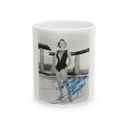 Terry Moore #307 (Vintage Female Icon) White Coffee Mug-11oz-Go Mug Yourself