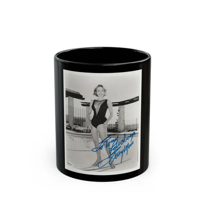 Terry Moore #3072 (Vintage Female Icon) Black Coffee Mug-11oz-Go Mug Yourself
