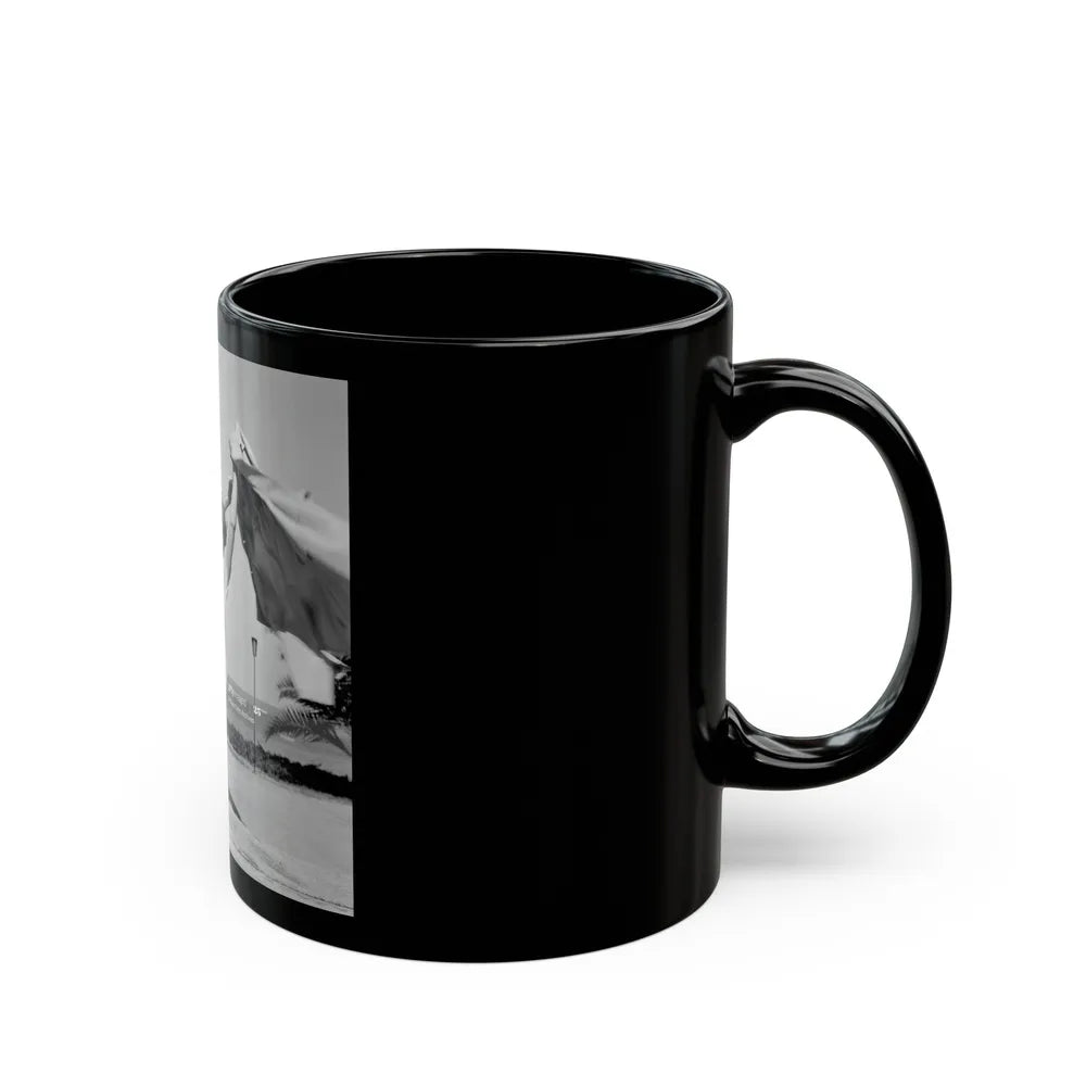 Terry Moore #308 (Vintage Female Icon) Black Coffee Mug-Go Mug Yourself