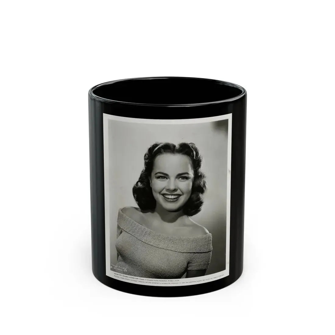 Terry Moore #310 (Vintage Female Icon) Black Coffee Mug 11oz - Go Mug Yourself