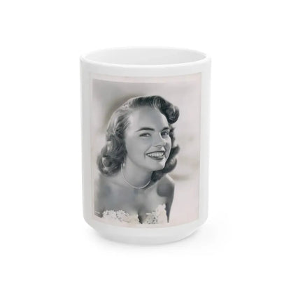 Terry Moore #311 (Vintage Female Icon) White Coffee Mug 15oz - Go Mug Yourself