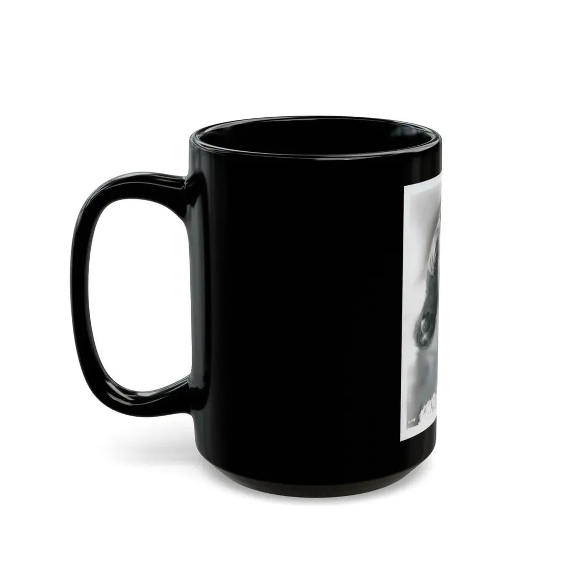 Terry Moore #3111 (Vintage Female Icon) Black Coffee Mug - Go Mug Yourself