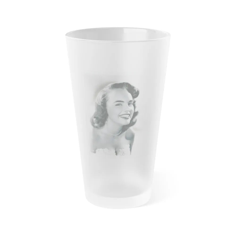 Terry Moore #3111 (Vintage Female Icon) Frosted Pint Glass 16oz-16oz-Frosted-Go Mug Yourself