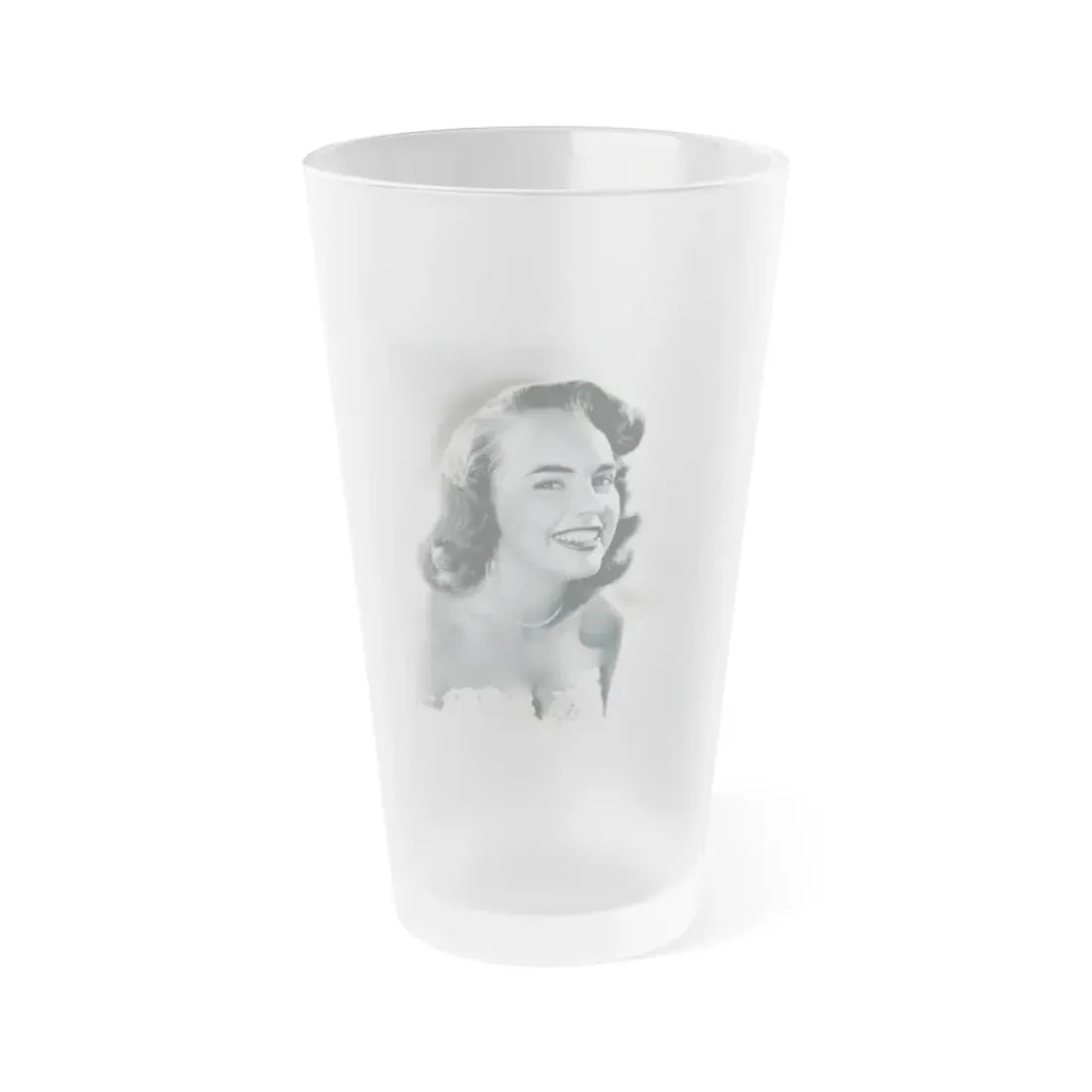 Terry Moore #3111 (Vintage Female Icon) Frosted Pint Glass 16oz 16oz Frosted - Go Mug Yourself