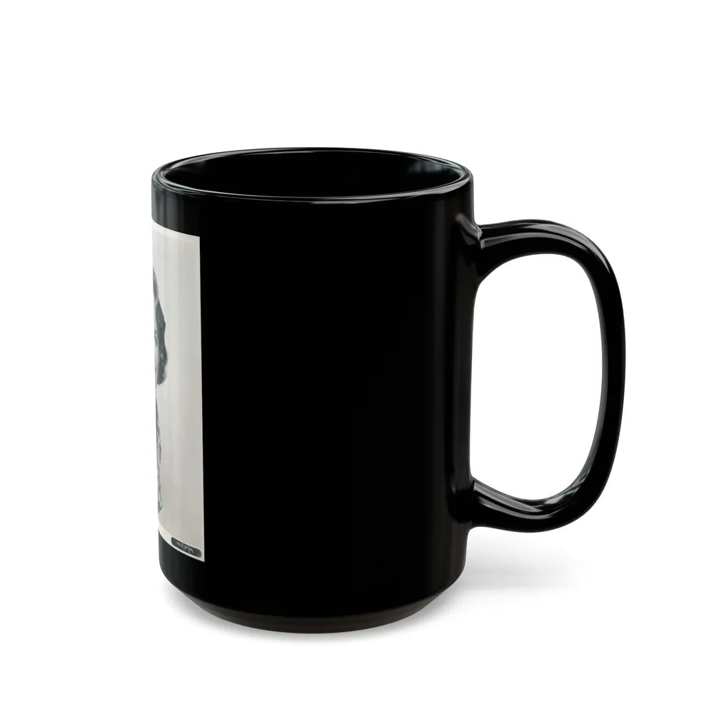 Terry Moore #312 (Vintage Female Icon) Black Coffee Mug-Go Mug Yourself