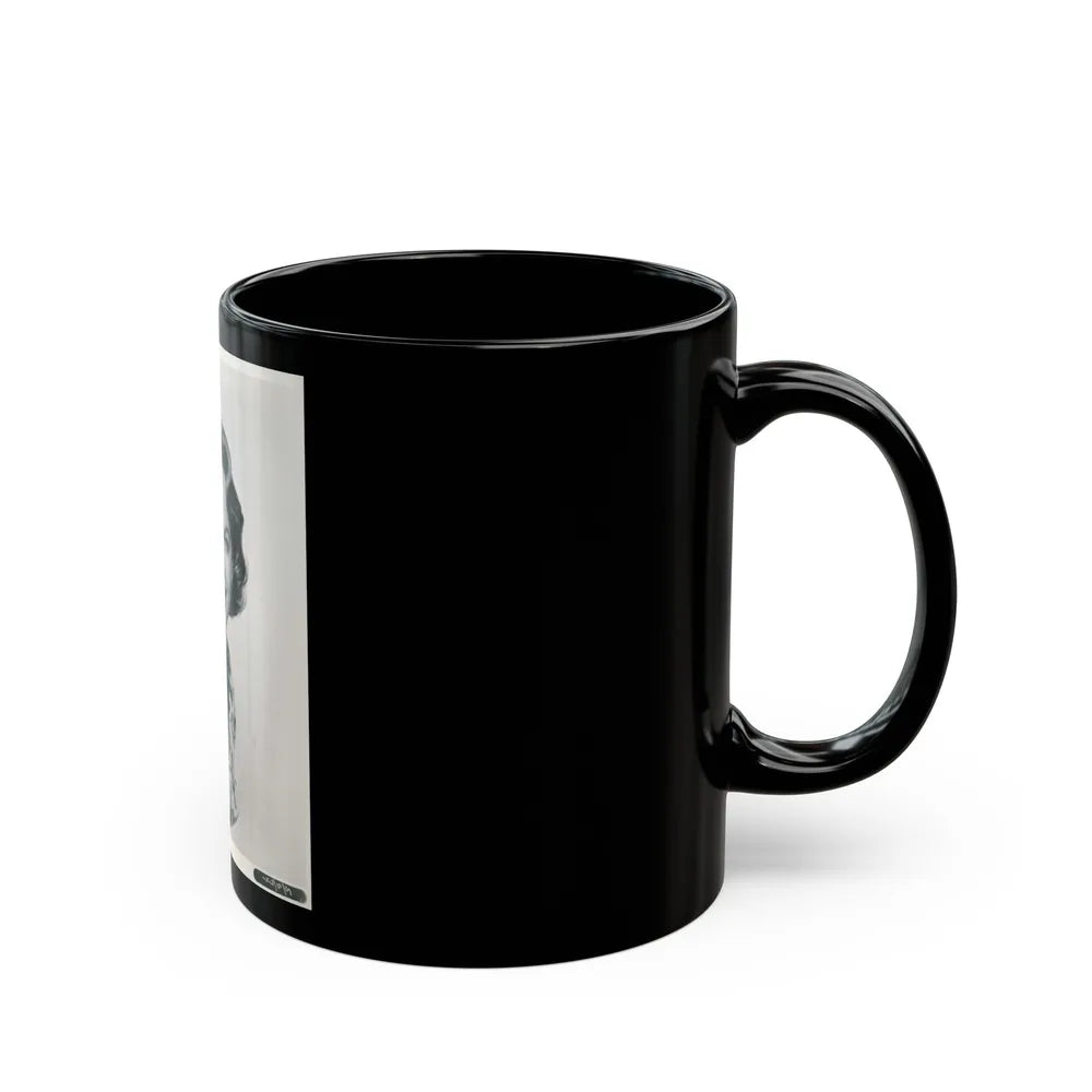 Terry Moore #312 (Vintage Female Icon) Black Coffee Mug-Go Mug Yourself