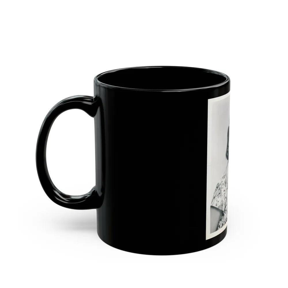 Terry Moore #312 (Vintage Female Icon) Black Coffee Mug-Go Mug Yourself