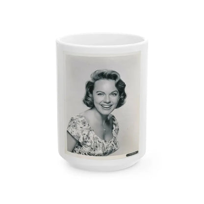 Terry Moore #312 (Vintage Female Icon) White Coffee Mug 15oz - Go Mug Yourself