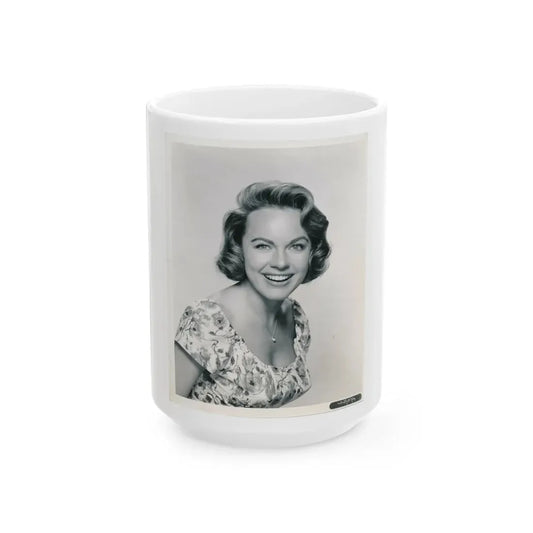 Terry Moore #312 (Vintage Female Icon) White Coffee Mug 15oz - Go Mug Yourself
