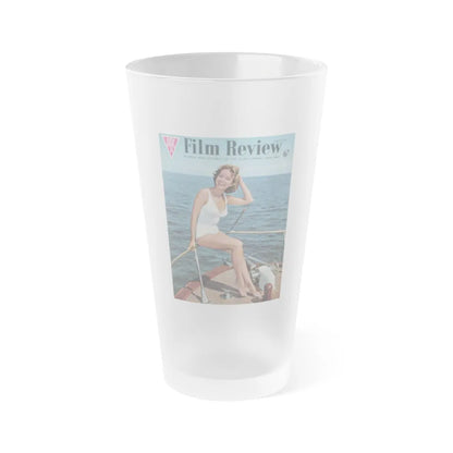 Terry Moore #32 - Mag. Cover (Vintage Female Icon) Frosted Pint Glass 16oz-16oz-Frosted-Go Mug Yourself