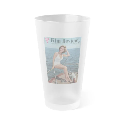Terry Moore #32 - Mag. Cover (Vintage Female Icon) Frosted Pint Glass 16oz-16oz-Frosted-Go Mug Yourself