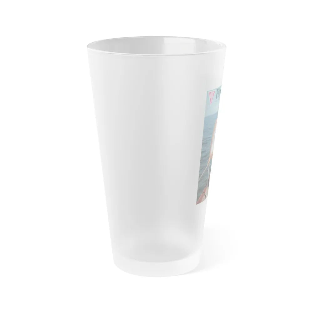 Terry Moore #32 - Mag. Cover (Vintage Female Icon) Frosted Pint Glass 16oz-Go Mug Yourself
