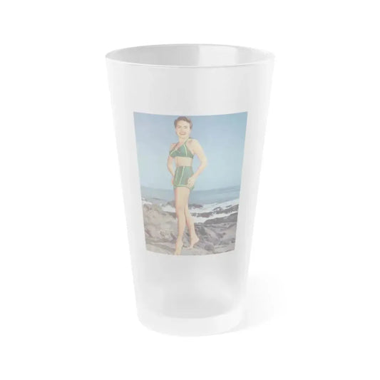 Terry Moore #322 - Photplay Pin-Ups (Vintage Female Icon) Frosted Pint Glass 16oz 16oz Frosted - Go Mug Yourself