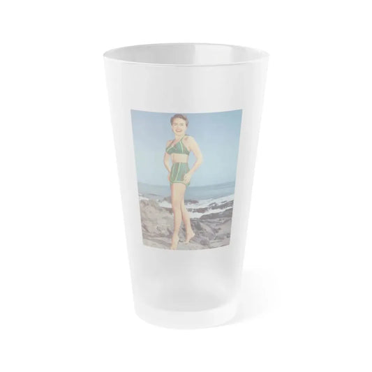 Terry Moore #322 - Photplay Pin-Ups (Vintage Female Icon) Frosted Pint Glass 16oz 16oz Frosted - Go Mug Yourself