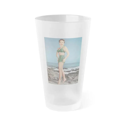 Terry Moore #322 - Photplay Pin-Ups2 (Vintage Female Icon) Frosted Pint Glass 16oz 16oz Frosted - Go Mug Yourself