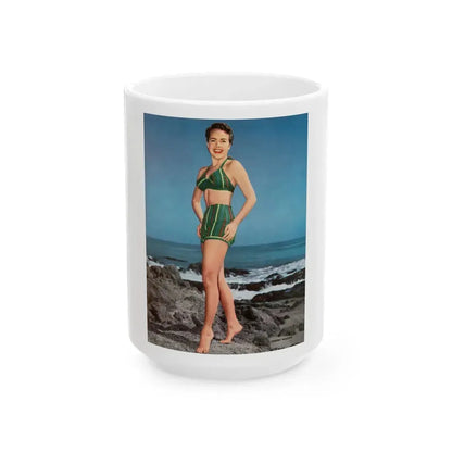 Terry Moore #322 - Photplay Pin-Ups2 (Vintage Female Icon) White Coffee Mug 15oz - Go Mug Yourself