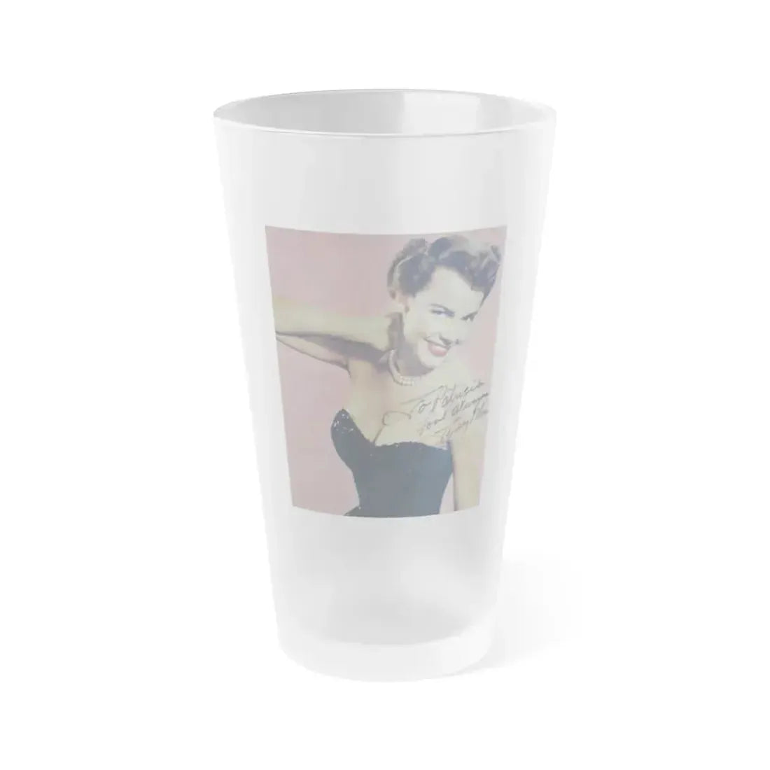 Terry Moore #323 (Vintage Female Icon) Frosted Pint Glass 16oz 16oz Frosted - Go Mug Yourself