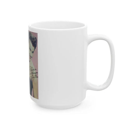 Terry Moore #323 (Vintage Female Icon) White Coffee Mug-Go Mug Yourself