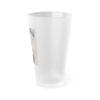 Terry Moore #3231 (Vintage Female Icon) Frosted Pint Glass 16oz-Go Mug Yourself
