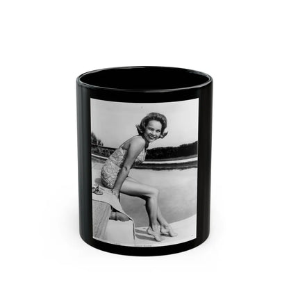 Terry Moore #326 (Vintage Female Icon) Black Coffee Mug-11oz-Go Mug Yourself