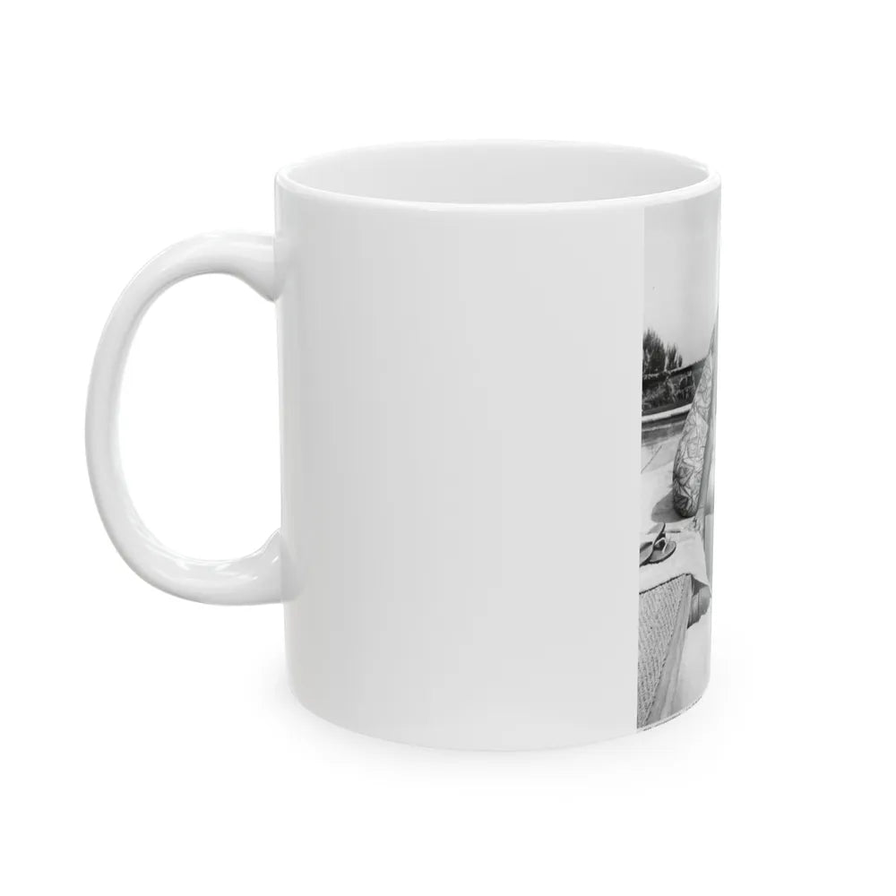 Terry Moore #326 (Vintage Female Icon) White Coffee Mug-Go Mug Yourself