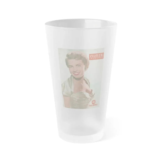 Terry Moore #337 - Mag. Cover (Vintage Female Icon) Frosted Pint Glass 16oz 16oz Frosted - Go Mug Yourself