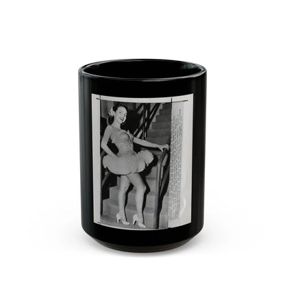 Terry Moore #338 (Vintage Female Icon) Black Coffee Mug-15oz-Go Mug Yourself