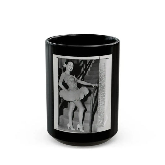 Terry Moore #338 (Vintage Female Icon) Black Coffee Mug 15oz - Go Mug Yourself