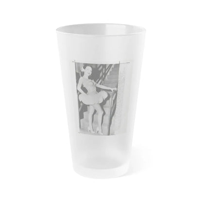 Terry Moore #338 (Vintage Female Icon) Frosted Pint Glass 16oz-16oz-Frosted-Go Mug Yourself