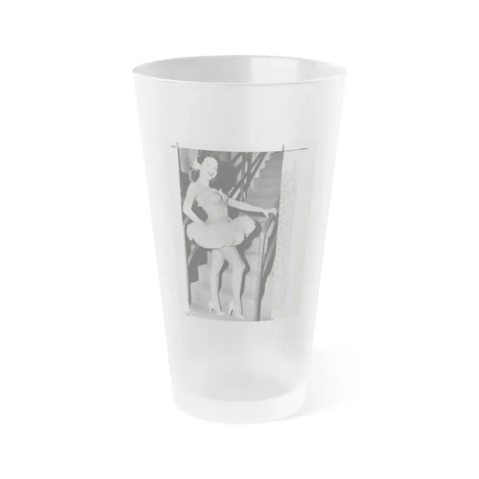 Terry Moore #338 (Vintage Female Icon) Frosted Pint Glass 16oz 16oz Frosted - Go Mug Yourself