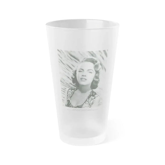 Terry Moore #339 (Vintage Female Icon) Frosted Pint Glass 16oz 16oz Frosted - Go Mug Yourself