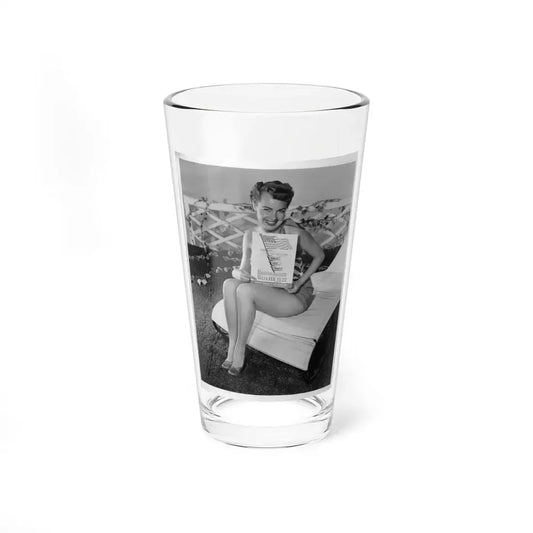 Terry Moore #343 (Vintage Female Icon) Pint Glass 16oz 16oz - Go Mug Yourself