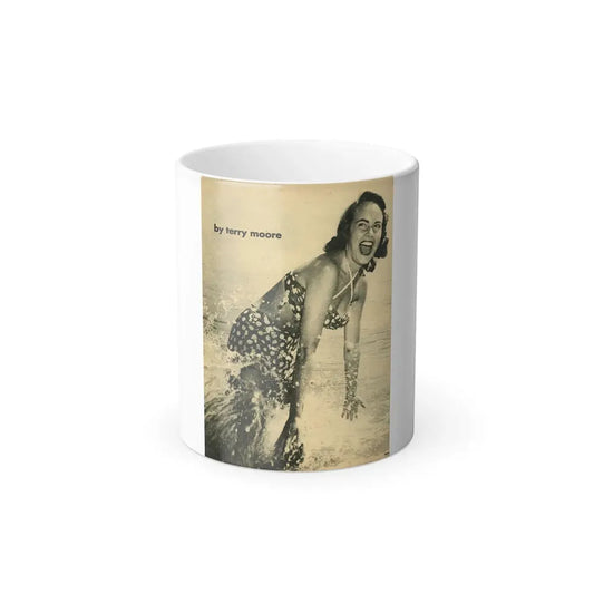 Terry Moore #348 (Vintage Female Icon) Color Changing Mug 11oz 11oz - Go Mug Yourself