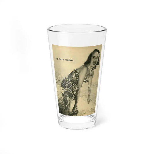 Terry Moore #348 (Vintage Female Icon) Pint Glass 16oz 16oz - Go Mug Yourself