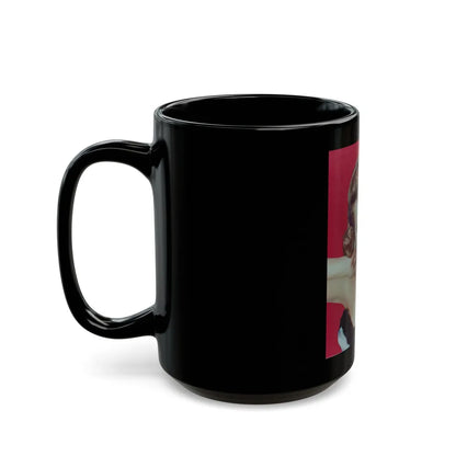 Terry Moore #349 (Vintage Female Icon) Black Coffee Mug-Go Mug Yourself