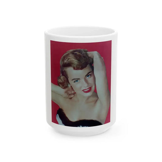 Terry Moore #349 (Vintage Female Icon) White Coffee Mug 15oz - Go Mug Yourself