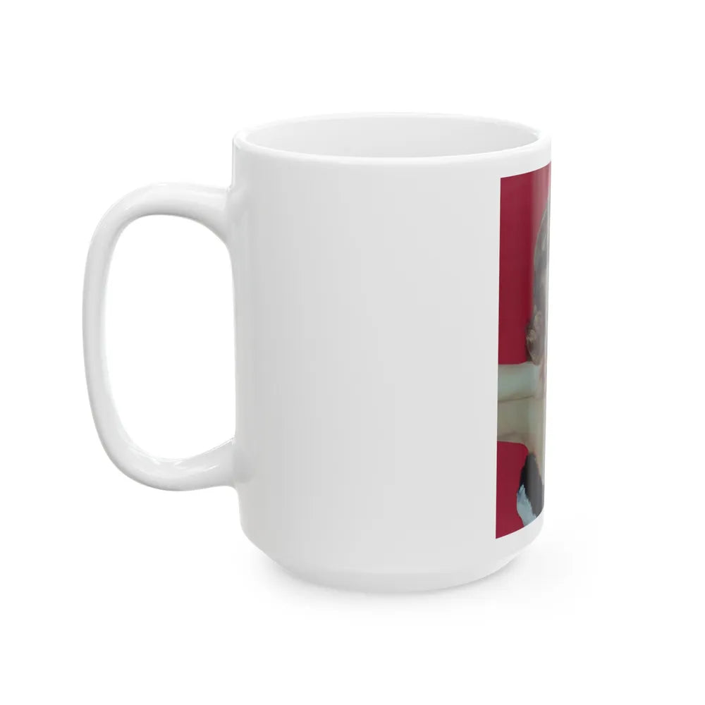 Terry Moore #349 (Vintage Female Icon) White Coffee Mug-Go Mug Yourself