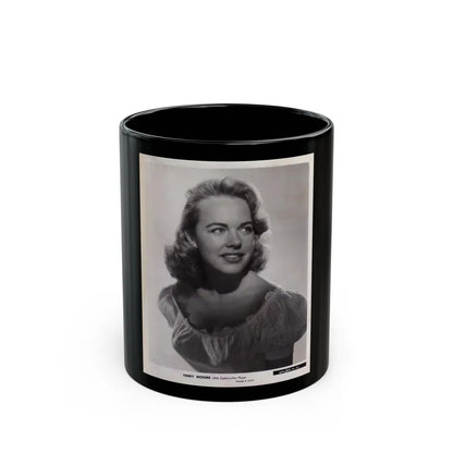 Terry Moore #356 (Vintage Female Icon) Black Coffee Mug-11oz-Go Mug Yourself
