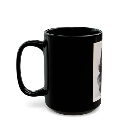 Terry Moore #356 (Vintage Female Icon) Black Coffee Mug-Go Mug Yourself