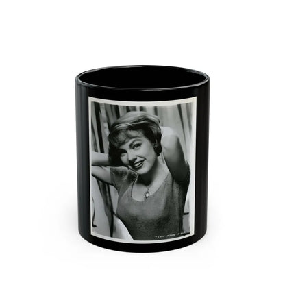 Terry Moore #357 (Vintage Female Icon) Black Coffee Mug-11oz-Go Mug Yourself
