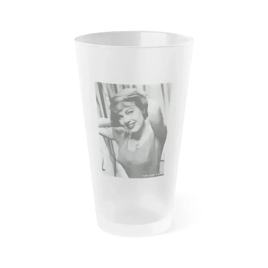 Terry Moore #357 (Vintage Female Icon) Frosted Pint Glass 16oz 16oz Frosted - Go Mug Yourself