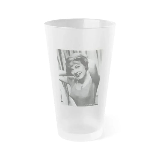 Terry Moore #357 (Vintage Female Icon) Frosted Pint Glass 16oz 16oz Frosted - Go Mug Yourself