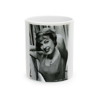 Terry Moore #357 (Vintage Female Icon) White Coffee Mug-11oz-Go Mug Yourself