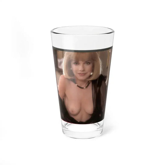 Terry Moore #400 - Unreleased Aug. '84 Playboy Photo from shoot topless in lingerie (Vintage Female Icon) Pint Glass 16oz 16oz - Go Mug Yourself